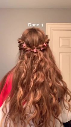 Anna Primavera, Elf Hair, My Butterfly, Curly Hair Styles Easy, Princess Hairstyles, Butterfly Clips, Hair Stylist Life, Tiktok Watch