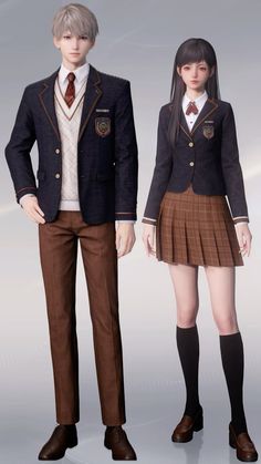 Royal Uniform School, Korean School Uniform Men, Boarding School Uniforms, Brown School Uniform, Male School Uniform, Matching Uniforms, Best School Uniform, School Coat