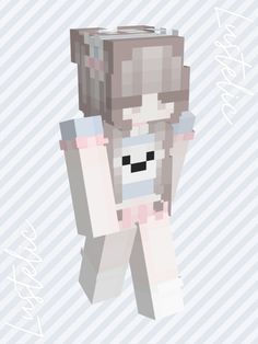 an image of a minecraft character holding a box on his back with the text happy birthday