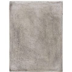 a square cement tile in grey on a white background