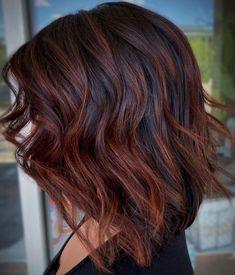 Chocolate Copper Hair, Hair Dye Color Ideas, Brown Auburn Hair, Cowboy Copper Hair, Copper Hair Dark, Cowboy Copper, Auburn Balayage, Red Brown Hair