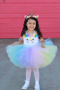 UNICORN tutu dress, tutu dress, unicorn birthday, rainbow tutu dress, pastel tutu, unicorn dress Pease leave the event date in the notes to seller and or message us to make sure your tutu arrives on time. We recommend ordering for events in enough time so that your tutu arrives a week early. Our UNICORN tutu dress is one of our newest designs. Perfect for any event, this dress is made on a crochet top and the front is covered with white velvet fabric. The front has a unicorn face. The skirt is k Unicorn Photoshoot, Sanderson Sisters Costumes, White Velvet Fabric, Rainbow Tutu Dress, Unicorn Tutu Dress, Unicorn Skirt, Feather Tutu, Toy Story Halloween, Toy Story Costumes