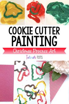 Christmas Cookie Crafts For Toddlers, Christmas Themed Crafts For Toddlers, Christmas Craft Activities For Toddlers, Holiday Art Projects For Preschoolers, Easy Christmas Activity For Kids, Christmas Theme Crafts Preschool, Christmas Craft 1 Year, Butcher Paper Activities Preschool Christmas, Christmas Paintings For Toddlers