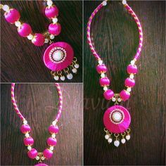 Pink colour necklace with white pearl ......🌸 Pink Colour, White Pearl, Pearl White, Pink Color, Jewelry Gifts, Beaded Necklace, Handmade Gifts, Pink, Gifts