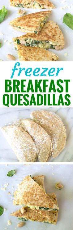 this is an image of breakfast quesadillas