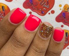 Red Dip Powder Nails, Toenail Polish Colors, Chip Nails, Square Gel Nails, Quick Nail Art, Natural Gel Nails, Mani Ideas, Tips Nails