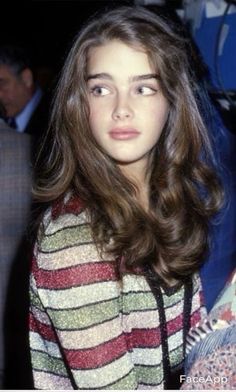 Brooke Shields Young, Brooke Shields, Irina Shayk, Adriana Lima, Aesthetic Hair, Pretty Face, Selena Gomez, Cute Hairstyles, Brown Hair