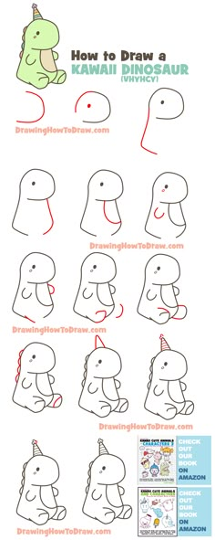 how to draw a kawaii air dragon step by step drawing instructions for kids