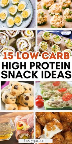 low carb high protein snack ideas