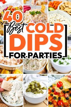 These Awesome Cold Chip Dip Recipes are a hit with any party crowd! You can serve these chip dips with crackers or veggies as well.  Finger food dips, easy dips for a party, party dip appetizers, snack dips, parties potluck dips, party appetizers dips, easy crowd pleasers appetizers, Cold Dip recipes Dips Served Cold, The Best Party Dips, Dips To Eat With Fritos, Super Easy Dip Recipes, Appetizer Recipes Dips Cold, Dip For Appetizers, Best Cold Chip Dips, Interesting Dip Recipes, Holiday Chips And Dip