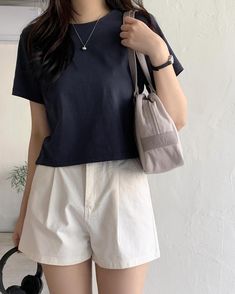 summer fashion k - fashion outfit outfits dress clothes style dress style fashion trendy trend fashion girl her ✦ ins: 98.c_project ♡ Lazy Outfits Summer, Minimal Chic Style Outfits, Linen Style Fashion, Simple Casual Outfits, Simple Style Outfits, Casual College Outfits, Outfits Dress, Outfit Inspo Casual, Kawaii Fashion Outfits