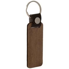 a wooden bottle opener with a metal ring around it's neck and an opening on the front