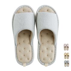 PRICES MAY VARY. Material:Cotton Linen,Soft breathable,unisex. Indoor using all time Waterproof rubber sole, which could also be used by pregnant women, offers you an anti-slip protection. They are really perfect for indoor use Multiple sizes can be selected, womens, men's Machine washable, fit for bathroom, bedroom, living room, office, holiday, leisure, etc The edge of the shoes is sewing, not glue sticky, will not crack,These slippers are made of high-quality, thick and super comfortable cott Fall Slippers, Shoes Fall, Indoor Shoes, Fluffy Slippers, Mens Bedroom, Open Toe Slippers, Home Slippers, Designer Slippers, Office Holiday