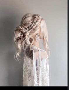 Viking Wedding, Long Blonde, Wedding Hairstyles For Long Hair, Bridal Hair And Makeup