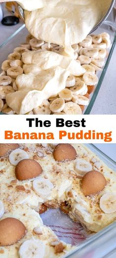 the best banana pudding recipe is made with only three ingredients and it's ready to be eaten