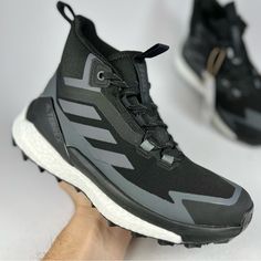 Gz3310 Women’s Size 5.5 Condition Is Brand New Without Box. Shipped Same Or Next Day With Usps Priority! Trusted Seller. 100% Positive Feedback. Be Sure To Check Out My Profile And Give A Follow To Receive Updates On New Sneaker Listings! Black Lace-up Hiking Boots With Vibram Sole, Black Lace-up Walking Shoes For Outdoor Activities, Black Lace-up Walking Shoes For Outdoor, Black High-top Sports Boots, Black High-top Boots For Sports, Black Round Toe Outdoor Walking Shoes, Black Round Toe Walking Shoes For Outdoor, Black Outdoor Walking Shoes With Round Toe, Black Trail Running Shoes With Round Toe For Outdoor