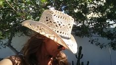 "Hats for women, cowgirl hats, straw cowboy hat, stetson hats, cowboy hats, straw hat, sun hat, buy online cowboy hats for women,, sun hats, beach hats, custom hats & personalized hats for women. Jewelry & fashion accessories, original designs by kekugi. Best gift ideas !! This Stylish fedora hat is accented with a jean decorated ribbon. This hat is soft yet supple, making it light to wear yet durable to last for years. These womens hats are perfect for any summer activity - beach, trave Beach Cowboy Hat, Cowboy Hats For Women, Hats Cowgirl, Boho Hats, Hats Cowboy, Bohemian Hats, Hats Beach, Bohemian Cowgirl, Stetson Hats