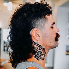 40 Burst Fade Mullet Hairstyles That Redefine Cool - WiseBarber.com Mullet Burst Fade, Burst Fade Mullet, Fade Mullet, New Men Hairstyles, Mullet Hairstyles, Older Men Haircuts, Burst Fade