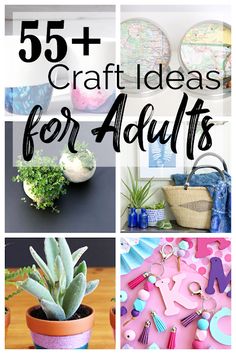 the top five crafts for adults to make with their own artwork and crafting supplies