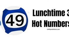 a sign that says lunchtime 3 / 4, hot numbers are on the front