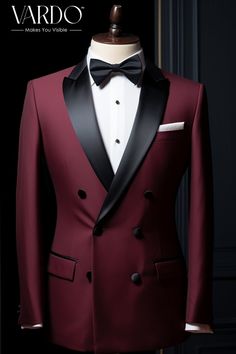 >>ORIGINAL ARTWORK AND CONTENT, PLEASE DO NOT COPY<< Men Suits, Suits For Man, Premium Burgundy Double Breasted Tuxedo - Elegant Men's Formalwear, Formal Wear, Formal Attire, Formal piece Wedding Suit, Double Breasted, Formal Fashion Slim Fit Suit. Elevate your style with our premium Burgundy Double Breasted Tuxedo. Crafted to perfection, this elegant men's formalwear option is perfect for special occasions. Whether you're attending a wedding, gala, or a black-tie event, this tuxedo exudes sophistication and timeless charm. 👔 Key Features: ✨ Impeccable Tailoring: Our tuxedo boasts impeccable tailoring for a sleek, custom fit that will turn heads. ✨ Rich Burgundy Shade: The deep burgundy color adds a touch of luxury and complements all skin tones. ✨ Double-Breasted Design: The classic doub Tuxedo Burgundy, Suit Video, Suit Double Breasted, Double Breasted Tuxedo, Tailored Suit, The Rising Sun