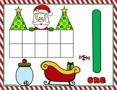 a christmas themed poster with santa and his sleigh