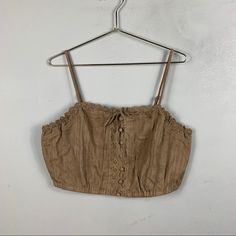 Nwt Urban Outfitters Cocoa Crop Top In Ready To Wear Condition With No Issues At All P2p 18 In. Length 10 In Bundle With Other Items And Save! Same Day Or Next Day Shipping! Brown Summer Tank Top With Adjustable Straps, Casual Brown Camisole For Summer, Casual Brown Summer Camisole, Urban Outfitters Cotton Tank Top For Vacation, Urban Outfitters Cotton Tank Top For Summer, Brown Tops With Adjustable Straps For Summer, Urban Outfitters Cotton Crop Top For Vacation, Summer Brown Cami Crop Top, Brown Cami Crop Top For Summer