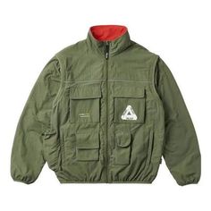 Palace FW22 Cordura Rs Zip Off Jacket 'Olivegreen' P23JK119 Khaki Techwear Outerwear With Pockets, Khaki Outerwear With Multiple Pockets For Outdoor Activities, Functional Khaki Outerwear With Multiple Pockets, Khaki Windbreaker With Side Pockets For Outdoor Activities, Khaki Utility Outerwear For Outdoor Activities, Khaki Hiking Outerwear With Side Pockets, Utility Khaki Outerwear For Outdoor Activities, Utility Style Khaki Outerwear For Outdoor Activities, Khaki Outerwear With Side Pockets For Outdoor