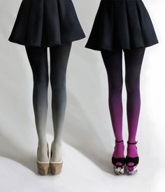 Ombre leggings. Ombre Tights, Tokyo Street Fashion, Punk Princess, Grunge Look, Inspiration Mode, Cute Fashion