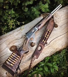 Marlin 1895, Elk, Buffalo, Hunting, Tumblr, Wood, Leather, Figurine