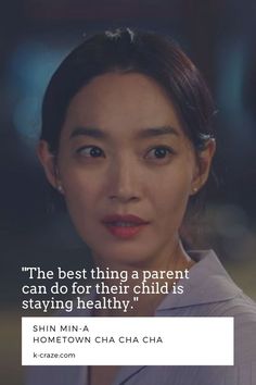 the best thing a parent can do for their child is staying healthy - shin nia