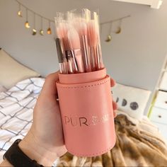 Pur Cosmetics Pink Brush Set. 12 Brushes. Travel Kit Included. Never Used. Brand New. Plastic Wrap Still On Brushes. Pink Brush Set, Cosmetic Gift Set, Pink Brush, Crystal Makeup, Foundation Sponge, Makeup Blending, Eye Brushes Set, Beauty Brushes, Cleansing Brush