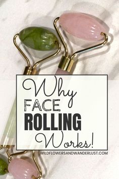 Just by adding this quick routine to your daily skincare you'll be amazed at all the benefits! WildflowersAndWanderlust.com #healthyskin #healthy #natural #lookyounger #facerolling #jaderoller #skincare How To Jade Roll Face, Jade Roller Benefits, Rolling Face, Jade Rollers, Face Massage Roller, Nail Growth Tips, Jade Face Roller, Facial Massage Routine