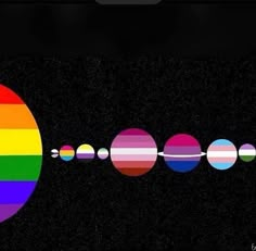 an image of the solar system with different colors