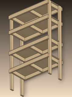 an image of a book shelf with shelves on the top and bottom side, next to it