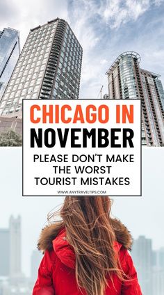 chicago in november please don't make the worst tourist mistakes