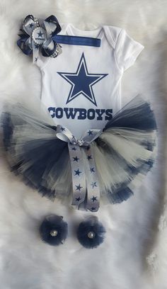 Dallas Cowboys Tutu Gift Set Sew A Pillow, Dallas Cowboys Outfits, Tutu Shirt, How Bout Them Cowboys, Dallas Cowboy, Dallas Cowboys Fans, Cowboys Nation, Dallas Cowboys Football