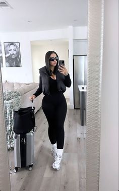 Cute Airport Outfit, Instagram Baddie, Winter Fashion Outfits Casual, Elegante Casual, Looks Street Style