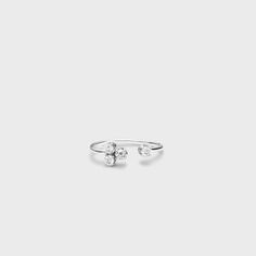 The Olivia Ring - The Clear Cut Collection Flaky Biscuits, Natural Diamond Ring, Open Ring, White Dresses, Women Rings, Natural Diamonds, Diamond Ring, Biscuits, Things To Wear