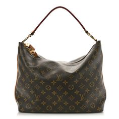 This is an authentic LOUIS VUITTON Monogram Sully PM.This chic hobo is finely crafted of classic Louis Vuitton monogram coated canvas. This shoulder bag features a thick vachetta leather shoulder strap with polished brass round links attached on each end by vachetta loops. The top zipper opens to a cocoa brown fabric interior with patch pockets. Cocoa Brown, Brown Fabric, Polished Brass, Authentic Louis Vuitton, Louis Vuitton Monogram, Patch Pocket, Cocoa, Shoulder Strap, Louis Vuitton