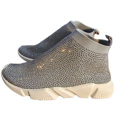 Buy Now Beautiful Crystal Embellished Sneaker | Super Comfy Fit. Make Them Yours Today. We Usps Box Ship Daily. Bundle Now To Save On Shipping Costs. We Appreciate An Opportunity To Earn Your Business. Crystal Sneakers, Usps Boxes, Comfy Fits, Womens Shoes Sneakers, Buy Now, Shoes Sneakers, Women Shoes, Crystals, Sneakers