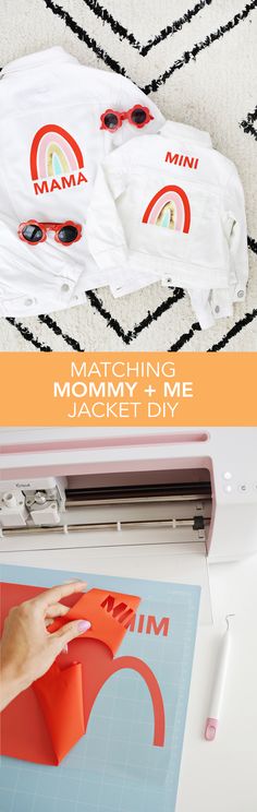 an easy diy project to make matching mommy and me shirts