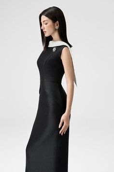 Monarch Sheath Boat Neck Taffeta Midi Dress | MEAN BLVD Boat Neck Evening Dress With Fitted Bodice, Elegant Boat Neck Evening Dress For Gala, Elegant Evening Dress With Fitted Bodice And Boat Neck, Formal Boat Neck Evening Dress, Elegant Boat Neck Gala Dress, Elegant Boat Neck Dress For Gala, Formal Fitted Evening Dress With Boat Neck, Elegant Evening Dress With Boat Neck, Elegant Fitted Evening Dress With Boat Neck