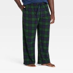 Sleep in cozy comfort night after night in these Check Microfleece Pajama Pants from Goodfellow & Co™. Designed in a straight-leg silhouette, these microfleece pajama pants are crafted from midweight knit fabric for soft wear. A full elastic waistband with a front drawstring offers you a snug fit, while two side pockets lend functional flair. Designed with a classic check pattern, you can pair them with tanks or sleep shirts for different sleepwear options. Goodfellow & Co™: Feel good in what yo Sleep Shirt, Pajama Bottoms, Bottom Clothes, Mens Big And Tall, Comforters Cozy, Big & Tall, Check Pattern, Night In, Snug Fit