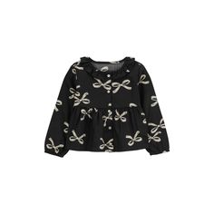 Spruce up her wardrobe with this toddler girls' bow print blouse from Carter's. Click on this KIDS APPAREL & SHOES GUIDE to find the perfect fit and more! Spruce up her wardrobe with this toddler girls' bow print blouse from Carter's. Click on this KIDS APPAREL & SHOES GUIDE to find the perfect fit and more! FEATURES Crewneck Button closure Long sleeves Elastic waistband Allover bow print Twill constructionFABRIC & CARE Cotton twill. Machine wash ImportedRESPONSIBLE Tested for harmful substances Cute Black Cotton Blouse, Cute Black Spring Blouse, Cute Black Blouse With Ruffles, Casual Long Sleeve Blouse With Bow, Cute Spring Blouse With Bow, Long Sleeve Tops With Bow Tie For Fall, Casual Fall Blouse With Bow, Casual Fall Blouse With Bow Detail, Spring Long Sleeve Top With Bow Tie