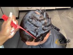 Dry Waves Black Hair, How To Finger Wave Short Hair, Finger Wave Curls Short Hair, How To Finger Wave Hair, How To Do Finger Waves, Finger Waves Short Hair Black Women, Wave Curls Short Hair, Short Sassy Hair Black Women, Waves On Short Hair