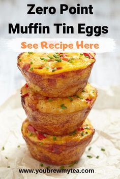 three breakfast cups stacked on top of each other with the words healthy, go - to breakfast