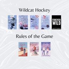 the cover for wildcat hockey rules of the game, which includes four different covers