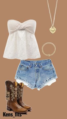 #country #concert #outfits Country Music Concert Outfit, Concert Ootd, Cute Concert Outfits, Country Music Concerts, Southern Outfits, Cute N Country, Concert Fits, Country Concert