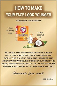 Baking Soda Coconut Oil, Baking Soda Shampoo, Beauty Remedies, Anti Aging Tips, Homemade Face, Best Anti Aging